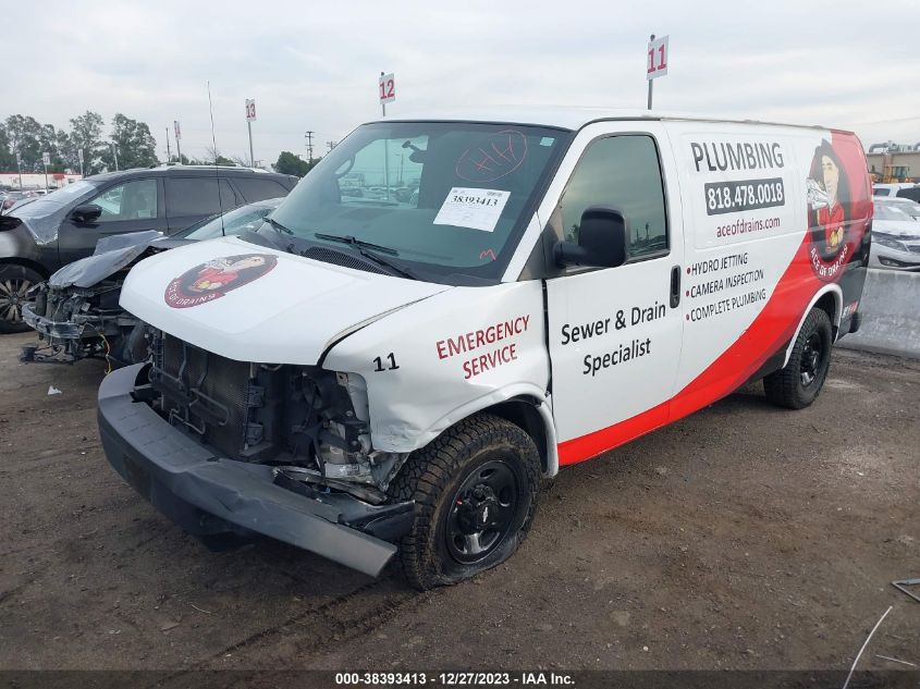 2015 CHEVROLET EXPRESS 2500 WORK VAN 1GCWGFCFXF1264032