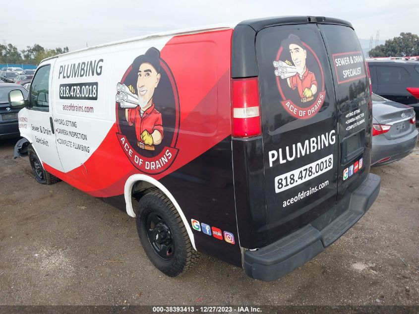 2015 CHEVROLET EXPRESS 2500 WORK VAN 1GCWGFCFXF1264032