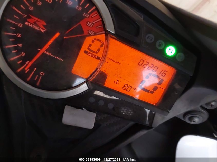 2017 SUZUKI GSX-R750 JS1GR7MA8H2101278