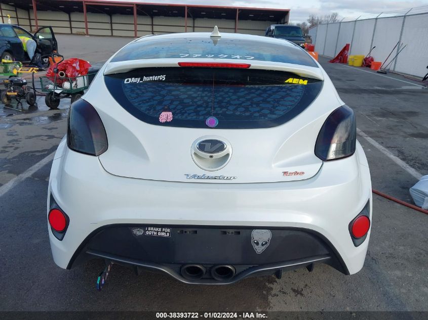 2016 HYUNDAI VELOSTER TURBO - KMHTC6AE6GU271306