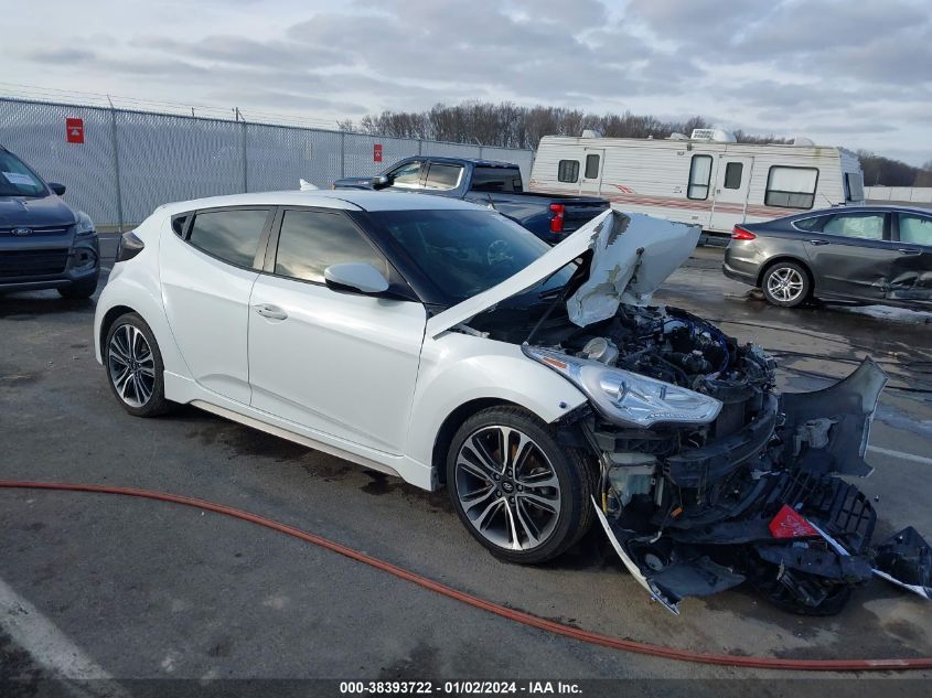 2016 HYUNDAI VELOSTER TURBO - KMHTC6AE6GU271306