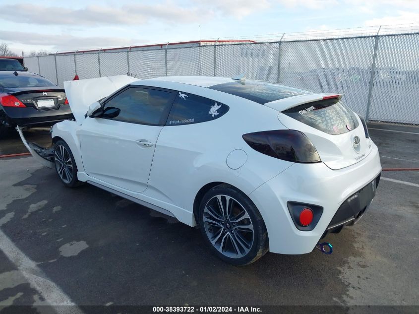 2016 HYUNDAI VELOSTER TURBO - KMHTC6AE6GU271306