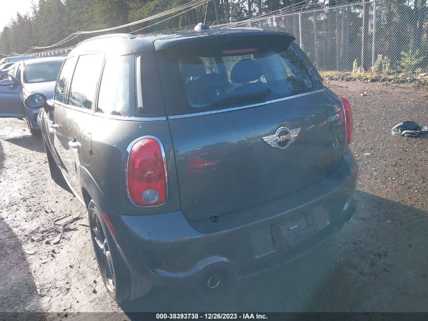 2014 MINI COUNTRYMAN COOPER S WMWZC3C50EWT00887