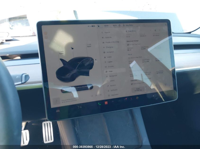 5YJ3E1EC9PF506171 Tesla Model 3 2023. Фото: 16