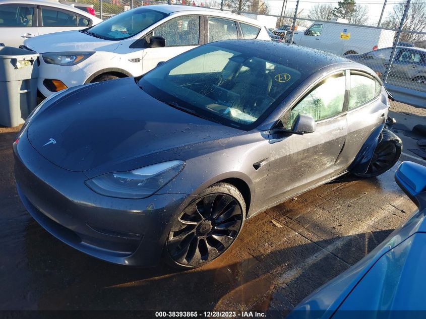 5YJ3E1EC9PF506171 Tesla Model 3 2023. Фото: 1