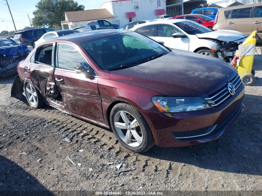 2014 VOLKSWAGEN PASSAT 2.5L SE - 1VWBP7A34EC018543