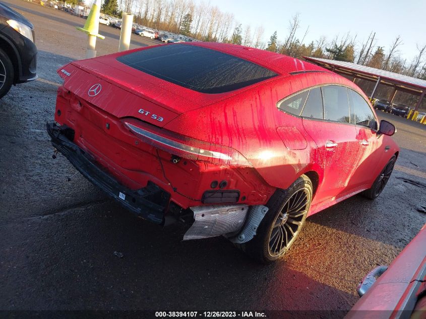2020 MERCEDES-BENZ AMG GT 53 4-DOOR COUPE WDD7X6BBXLA011202