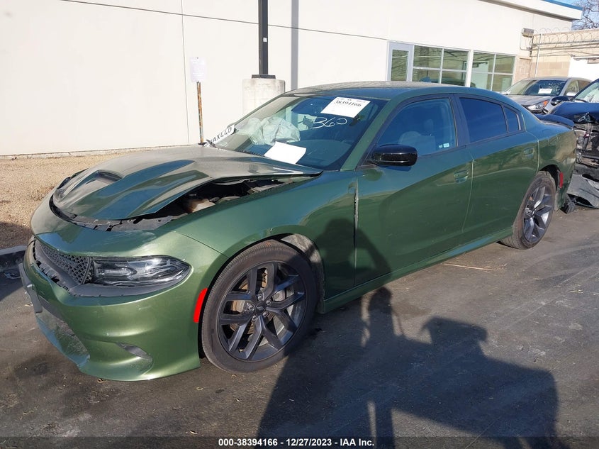 VIN 2C3CDXHG2MH502042 2021 DODGE CHARGER GT