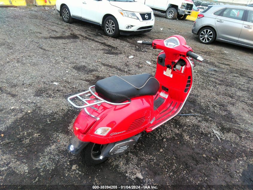 2016 VESPA GTS 300 SUPER ZAPM459L8G5101380