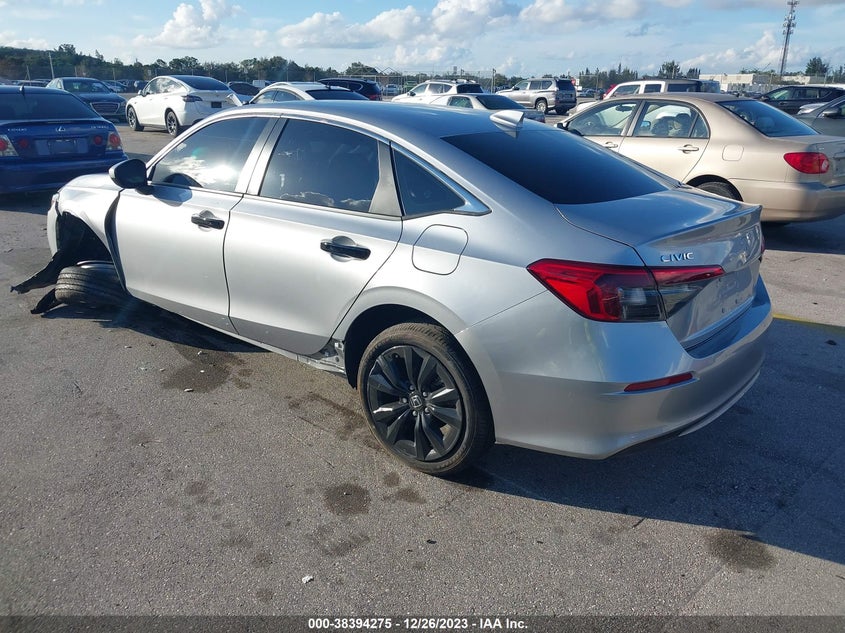 VIN 2HGFE1F79PH321077 2023 HONDA CIVIC EX /EX W/O BSI