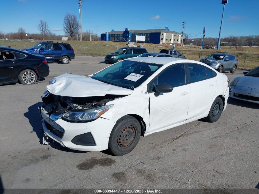 2019 CHEVROLET CRUZE LS - 1G1BC5SM0K7131736