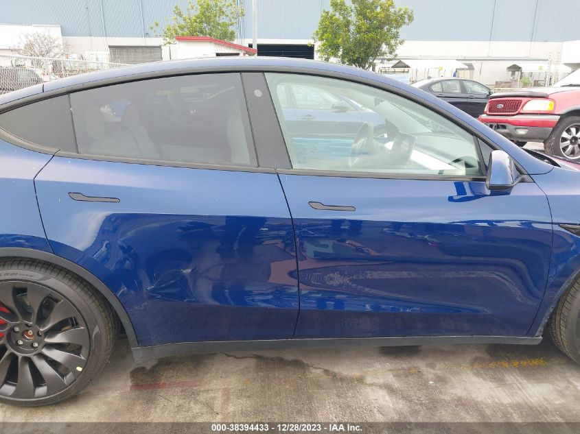 2021 TESLA MODEL Y PERFORMANCE DUAL MOTOR ALL-WHEEL DRIVE - 5YJYGDEF2MF266467
