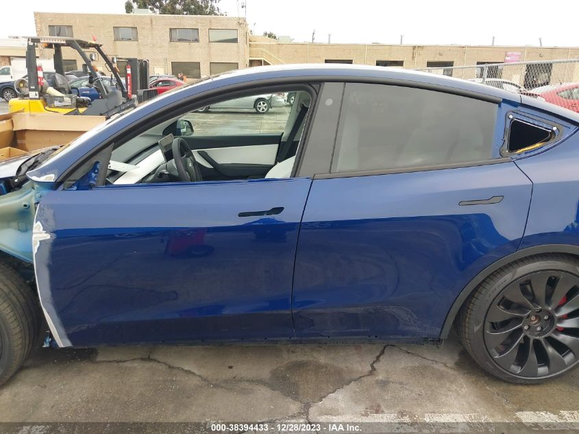 2021 TESLA MODEL Y PERFORMANCE DUAL MOTOR ALL-WHEEL DRIVE - 5YJYGDEF2MF266467