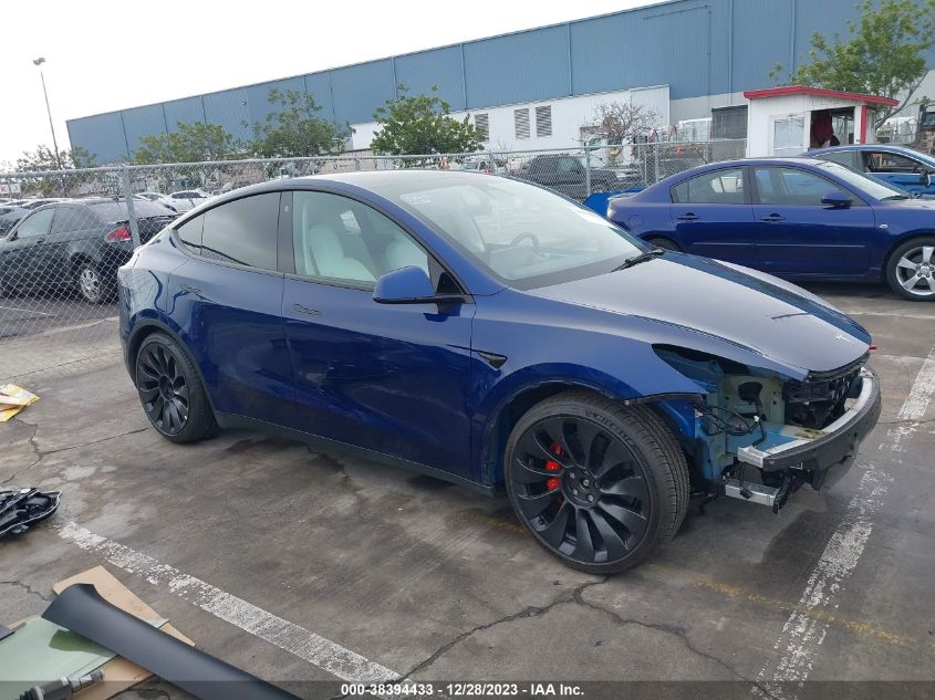 2021 TESLA MODEL Y PERFORMANCE DUAL MOTOR ALL-WHEEL DRIVE - 5YJYGDEF2MF266467