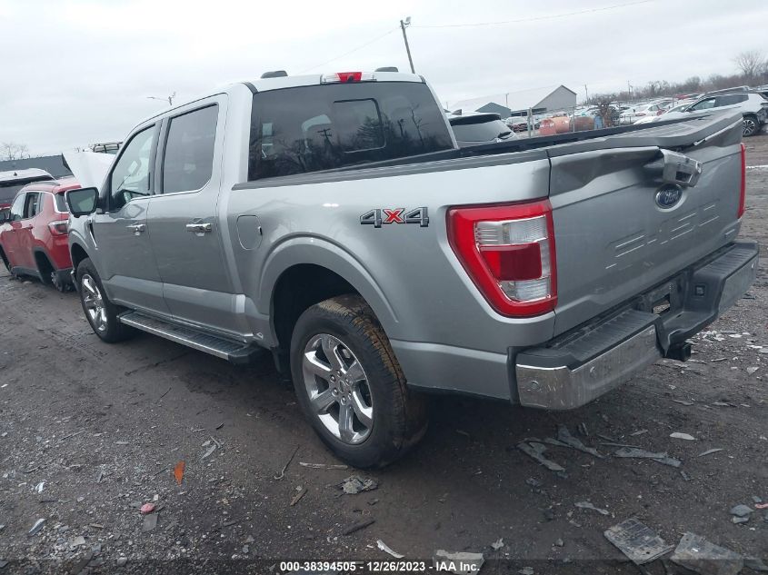 2022 FORD F-150 LARIAT - 1FTEW1EP3NKD87591