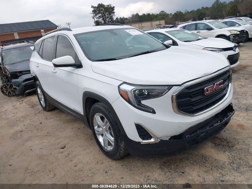 Lot #2539237801 2019 GMC TERRAIN SLE salvage car