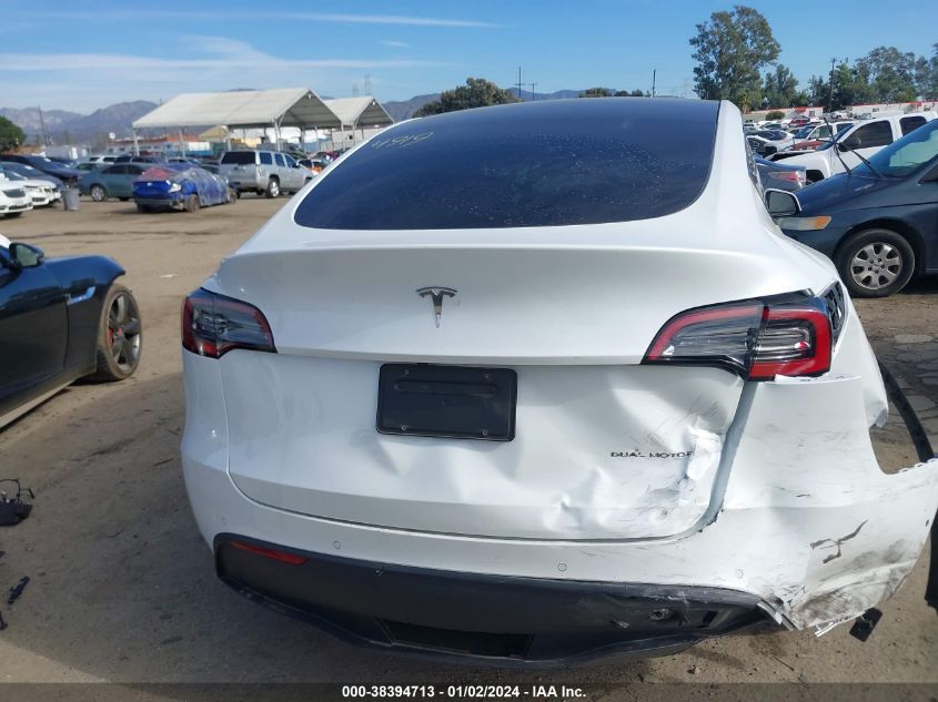 2022 TESLA MODEL Y LONG RANGE DUAL MOTOR ALL-WHEEL DRIVE - 7SAYGDEE1NF339467