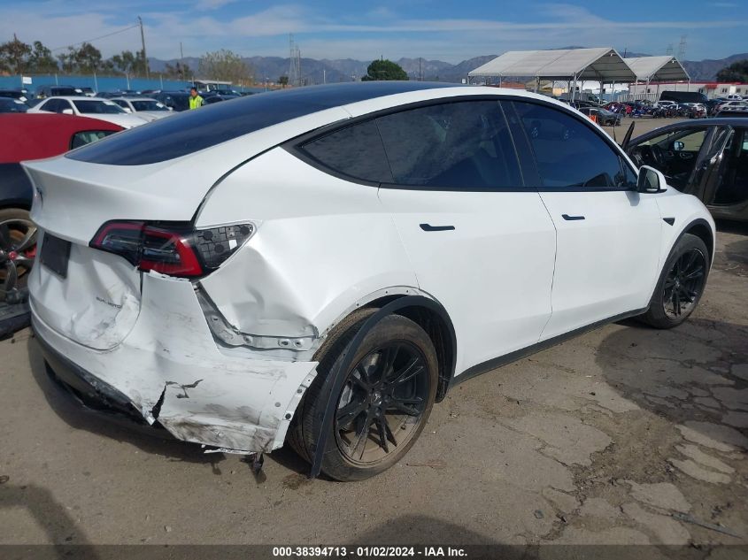 2022 TESLA MODEL Y LONG RANGE DUAL MOTOR ALL-WHEEL DRIVE - 7SAYGDEE1NF339467