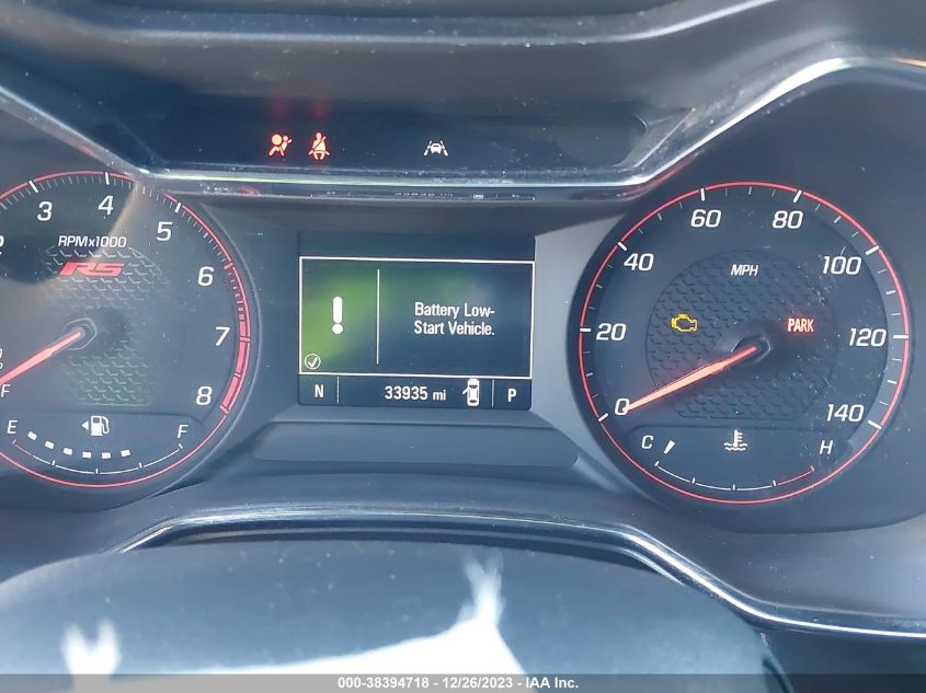 2022 CHEVROLET TRAILBLAZER FWD RS - KL79MTSL4NB069934