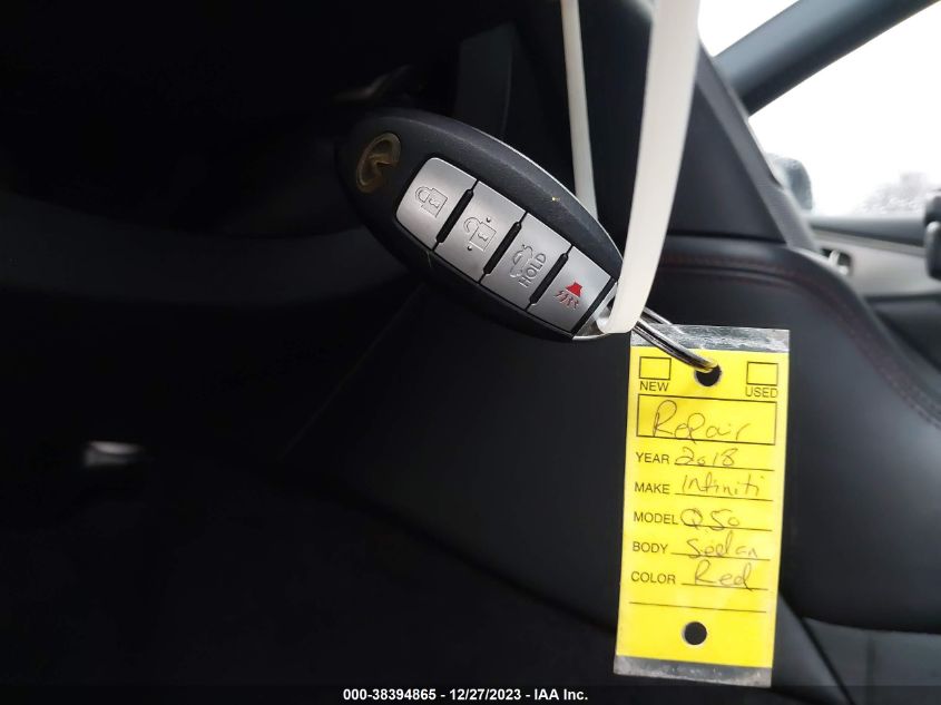 2018 INFINITI Q50 RED SPORT 400 - JN1FV7AP2JM460547