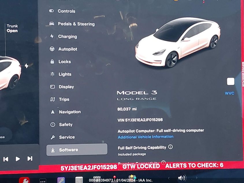 2018 TESLA MODEL 3 LONG RANGE/MID RANGE - 5YJ3E1EA2JF015298