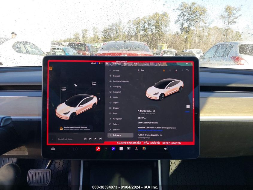 2018 TESLA MODEL 3 LONG RANGE/MID RANGE - 5YJ3E1EA2JF015298