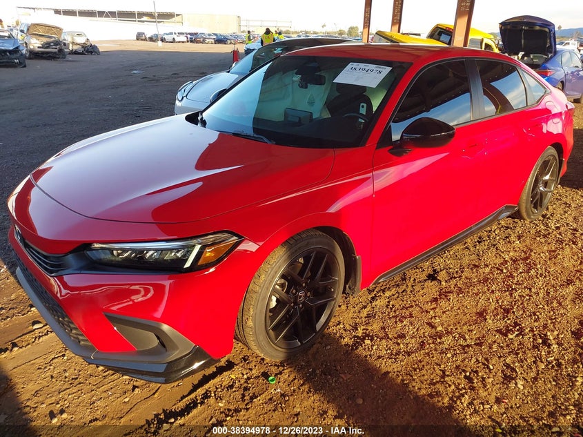 VIN 2HGFE2F53NH502810 2022 HONDA CIVIC SPORT