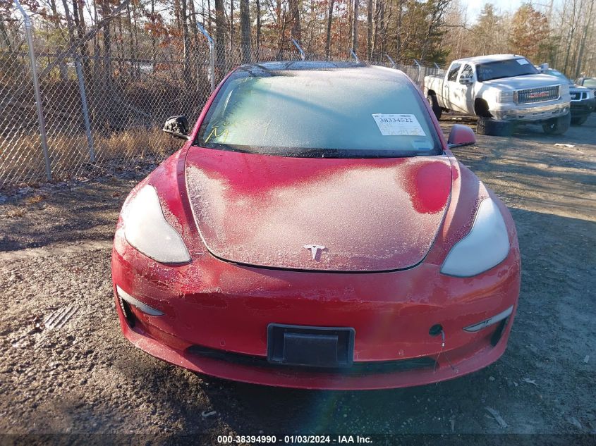 2021 TESLA MODEL 3 STANDARD RANGE PLUS REAR-WHEEL DRIVE - 5YJ3E1EA8MF978548