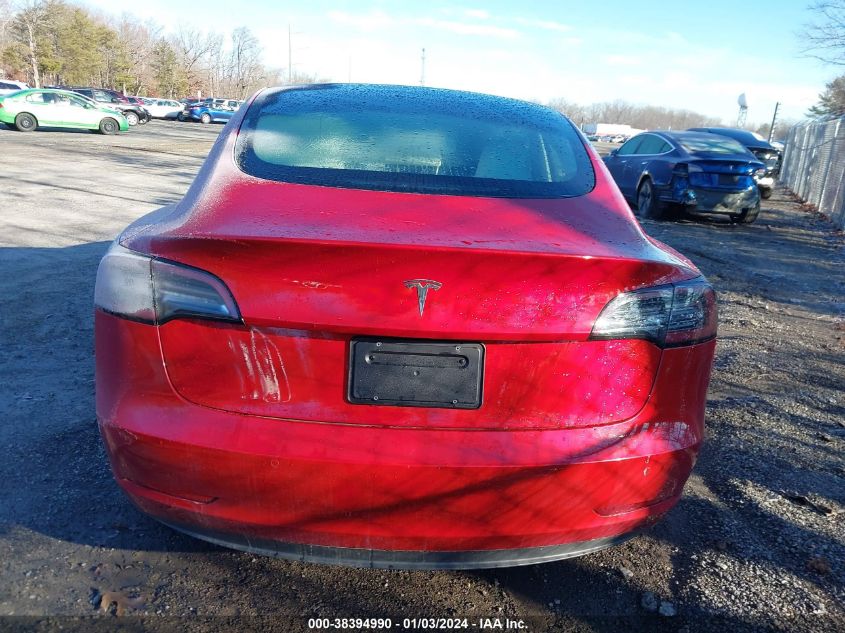 2021 TESLA MODEL 3 STANDARD RANGE PLUS REAR-WHEEL DRIVE - 5YJ3E1EA8MF978548