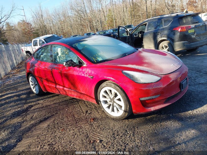 2021 TESLA MODEL 3 STANDARD RANGE PLUS REAR-WHEEL DRIVE - 5YJ3E1EA8MF978548