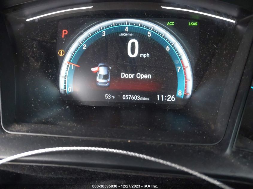 2019 HONDA CIVIC LX - 19XFC2F69KE026924
