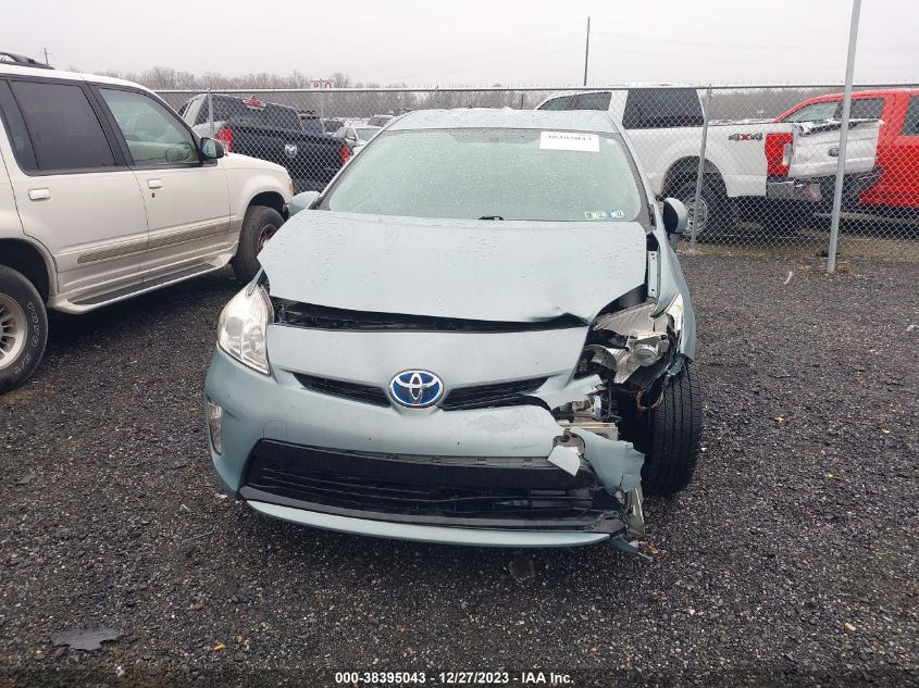 2013 TOYOTA PRIUS THREE - JTDKN3DU1D5660307