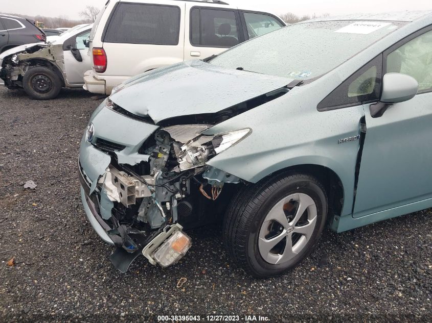 2013 TOYOTA PRIUS THREE - JTDKN3DU1D5660307