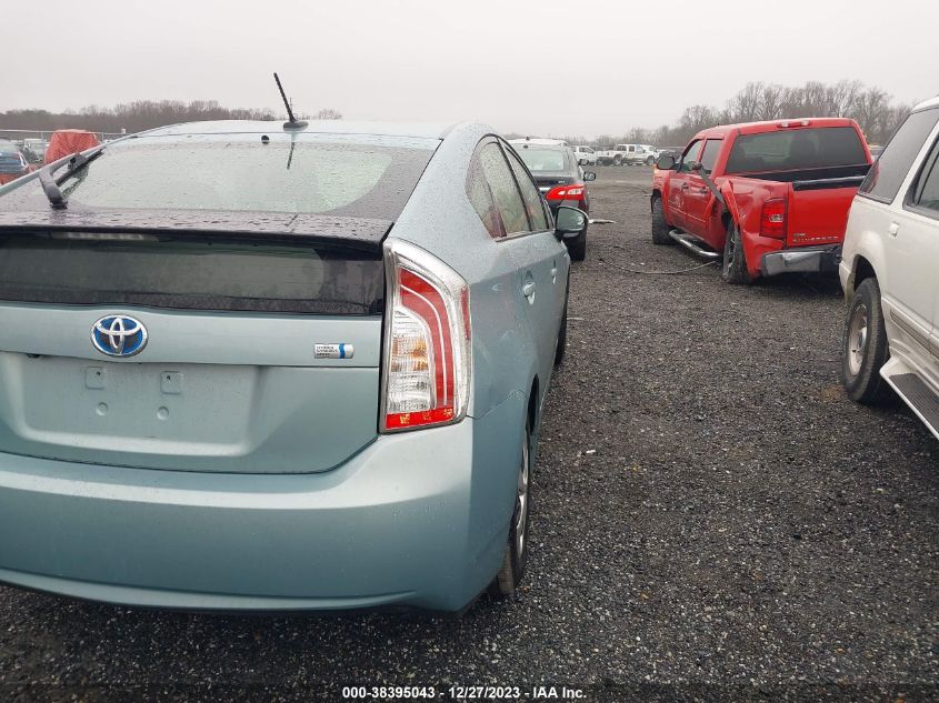 2013 TOYOTA PRIUS THREE - JTDKN3DU1D5660307