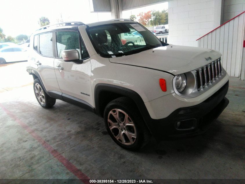 2016 JEEP RENEGADE LIMITED - ZACCJBDT7GPE36519