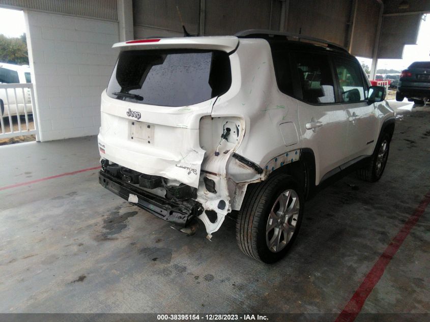 2016 JEEP RENEGADE LIMITED - ZACCJBDT7GPE36519