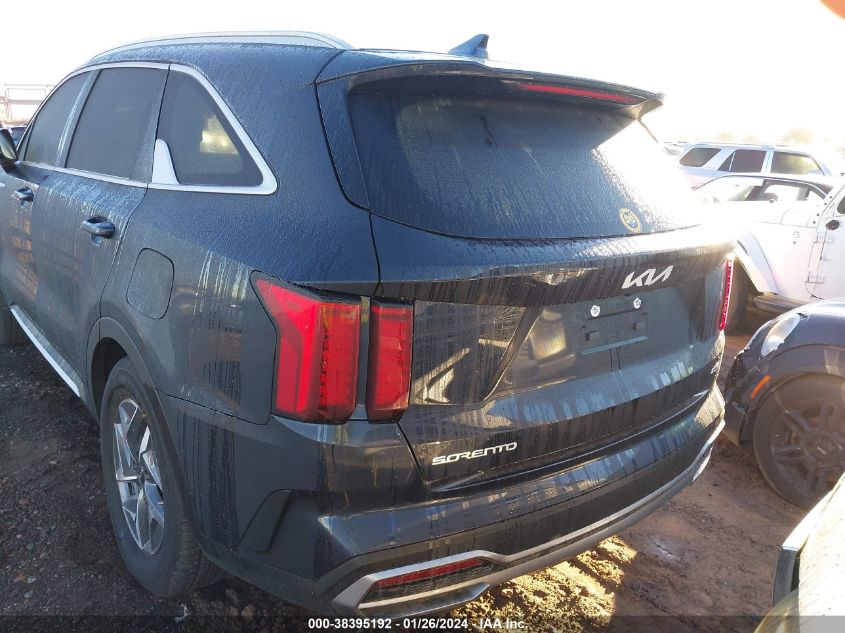 VIN KNDRH4LG8P5223030 2023 KIA SORENTO HYBRID EX