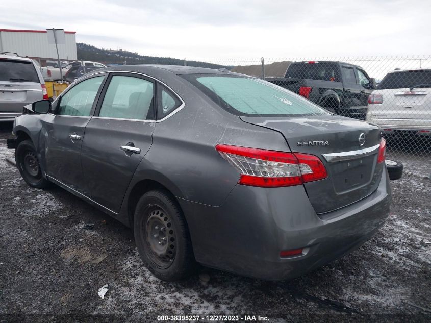 2015 NISSAN SENTRA S/SV/SR/SL - 3N1AB7AP9FL665769
