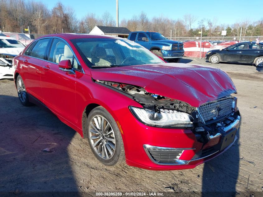 2017 LINCOLN MKZ SELECT - 3LN6L5D98HR664187