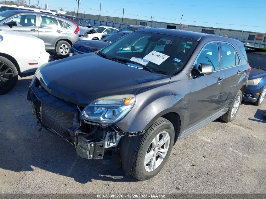 2016 CHEVROLET EQUINOX LS - 1GNALBEK6GZ105107