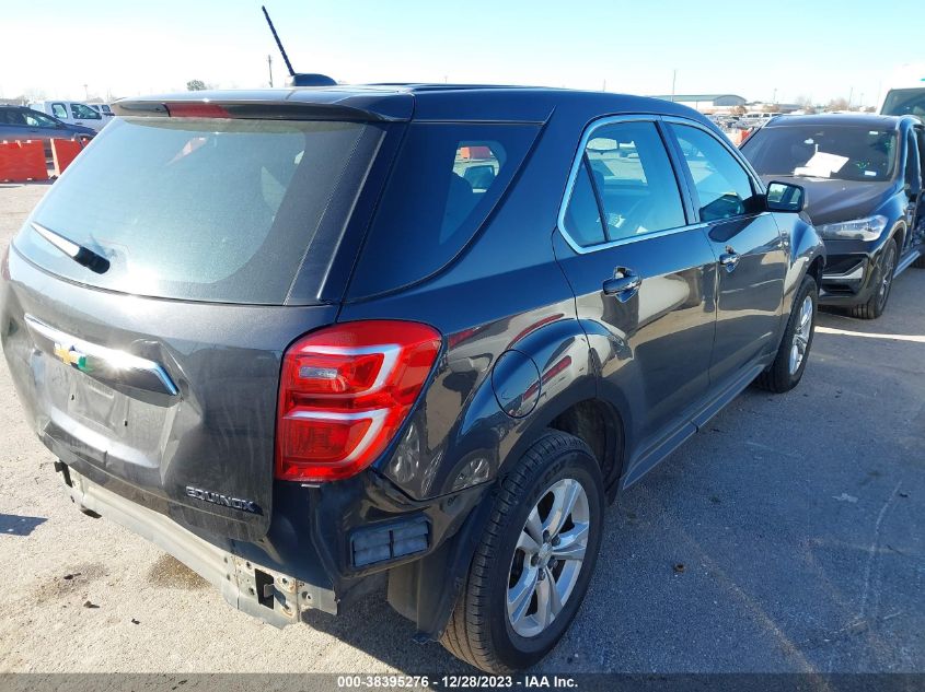 2016 CHEVROLET EQUINOX LS - 1GNALBEK6GZ105107