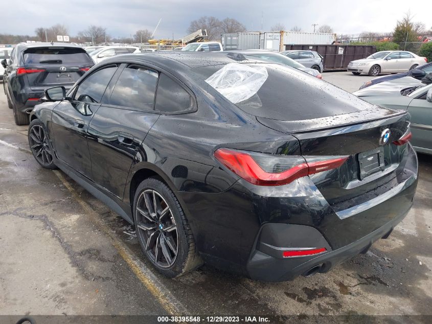 2022 BMW 430I GRAN COUPE - WBA63AV08NFM16993