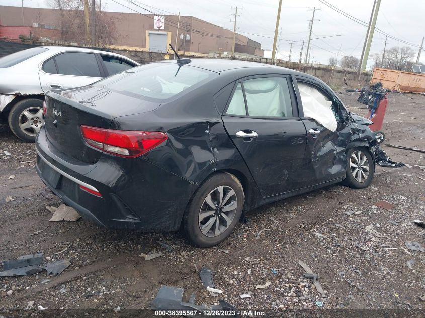 2022 KIA RIO S - 3KPA24ADXNE454942