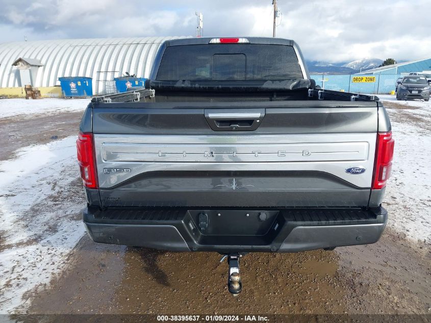 2016 FORD F-150 LIMITED - 1FTEW1EG9GFD26449