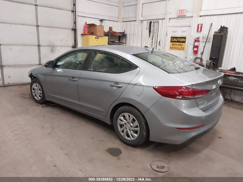 2017 HYUNDAI ELANTRA SE - 5NPD74LF8HH209683