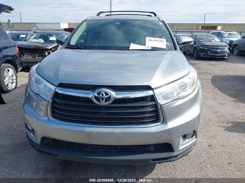 2016 TOYOTA HIGHLANDER LIMITED V6 - 5TDYKRFH0GS164239