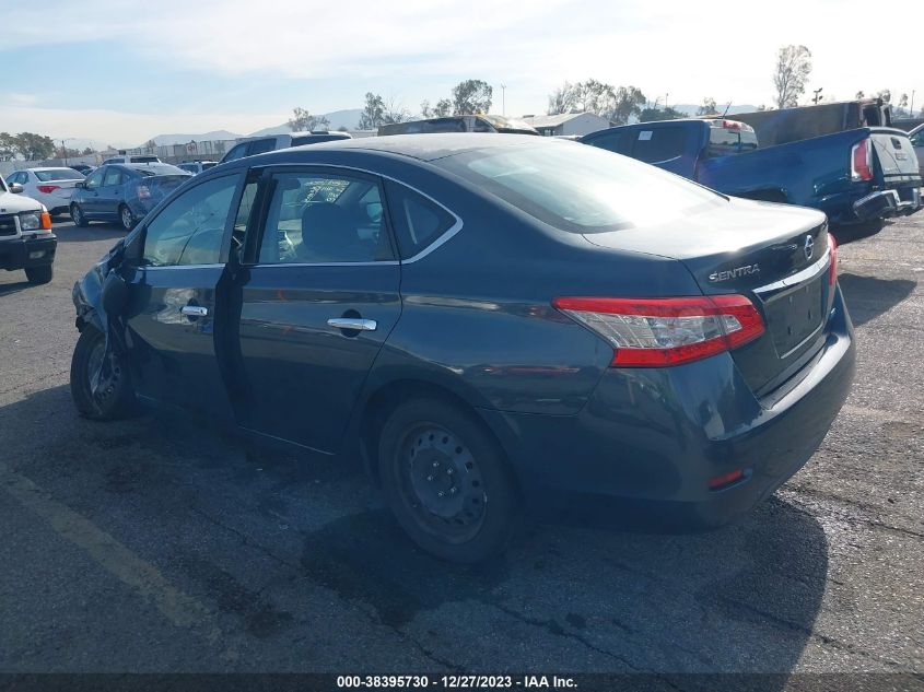 2014 NISSAN SENTRA S/SV/SR/SL - 3N1AB7AP8EY250167