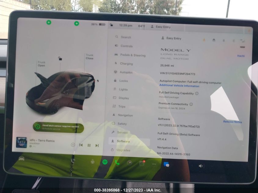 2021 TESLA MODEL Y - 5YJYGAEE9MF294773
