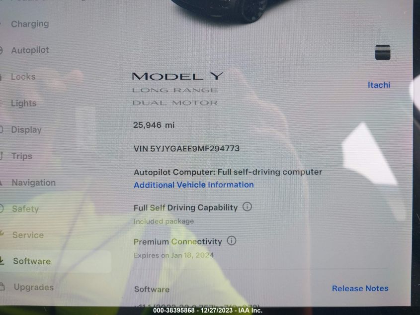 2021 TESLA MODEL Y - 5YJYGAEE9MF294773
