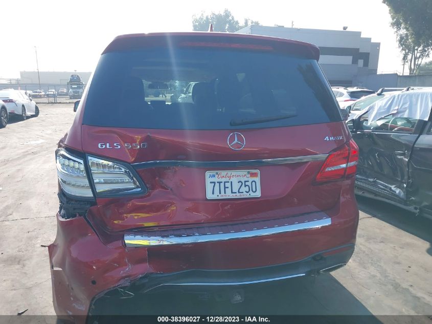2017 MERCEDES-BENZ GLS 550 550 4MATIC 4JGDF7DE2HA784729